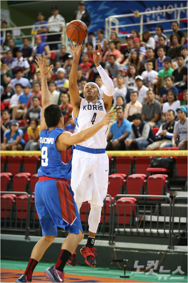 한국남자농구대표팀의문태종(사진제공=KBL)