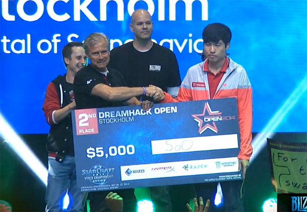 준우승을 기록한 SK텔레콤 어윤수(이미지 캡처=드림핵 방송)