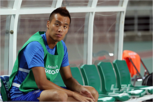 아시안게임남자축구대표팀공격수김신욱.(황진환기자)