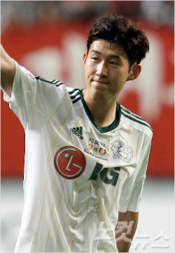 레버쿠젠에서맹활약중인손흥민.(황진환기자)