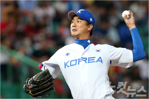 지난달22일인천문학야구장에서열린2014인천아시안게임야구B조예선대한민국과태국의경기에서대한민국선발김광현이역투하고있다.박종민기자
