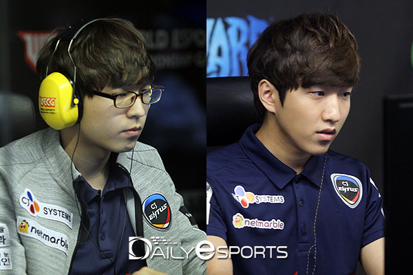 CJ 김정훈(왼쪽)과 김준호