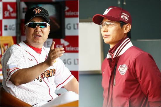 '감독이라는직업,참힘들어요'17일2014시즌정규리그최종전을앞두고올해를결산한염경엽넥센(오른쪽),이만수SK감독.(자료사진=넥센,SK)