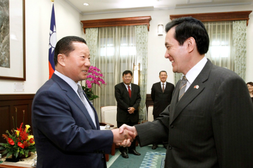 김정행 대한체육회장, 대만 마잉주 총통 예방 면담
