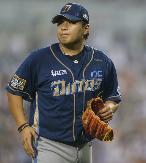 '성호야,너만있었어도...'부상으로준플레이오프에서제외된NC좌완노성호.(자료사진=NC다이노스)