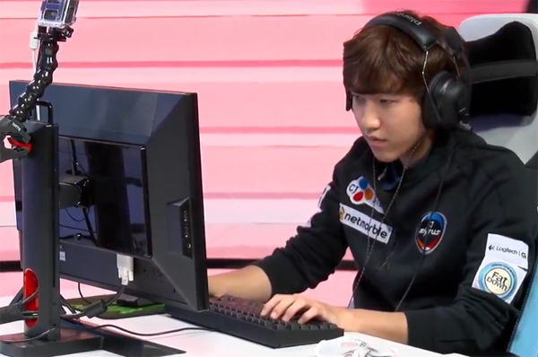 CJ 김준호(이미지 캡처=WCS 글로벌 파이널 방송)