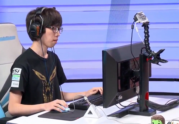 요이 강초원(이미지 캡처=WCS 글로벌 파이널 방송)