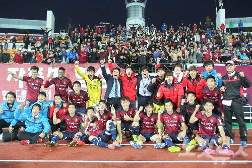 대전시티즌(대표이사김세환)이2014K리그챌린지우승과1부리그승격등두마리토끼를잡는데성공했다.