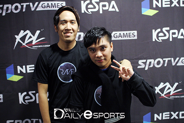 레이브 마크 필라(왼쪽)과 지오 마다약.