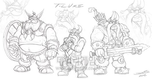 길잃은바이킹 콘셉트 아트.