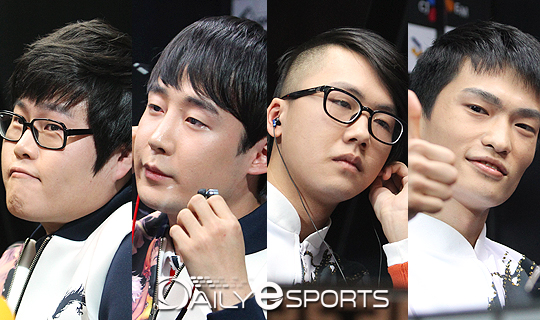 '기공사' 이재성과 '검사' 이성준, '역사' 탕원보, '검사' 슈징린(왼쪽부터)