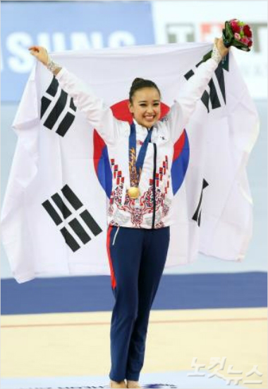 올해대한민국을가장빛낸여성체육인으로뽑힌리듬체조요정손연재.(자료사진=황진환기자)