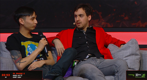 팅커의 'SingSing' 웨싱유엔(왼쪽, 이미지 캡처=드림리그 방송)