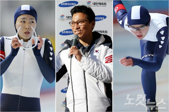 '최고선수들나오는데...'21일부터태릉에서시작하는'2014-2015ISU스피드스케이팅월드컵'2차대회는10년만에한국에서열리는국제대회다.그러나김재열대한빙상경기연맹회장(가운데)은이상화(왼쪽),박승희등스타급선수들의출전에도흥행을걱정하고있다.(자료사진=박종민기자,대한체육회)
