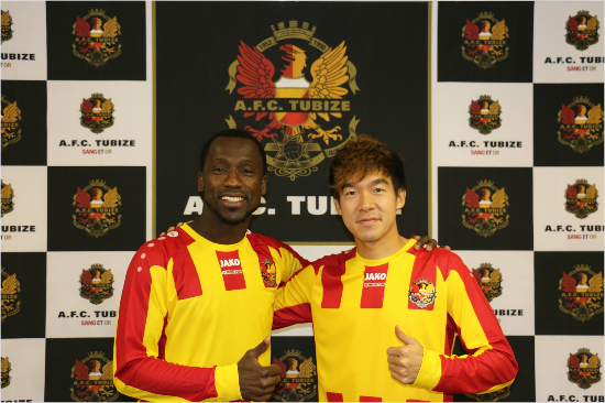 국내스포츠마케팅비즈니스기업스포티즌이인수운영하는벨기에프로축구2부리그AFC투비즈는새로운엠블럼을공개한라싱클럽메헬런과17라운드에서1-0으로승리했다.(자료사진=스포티즌)