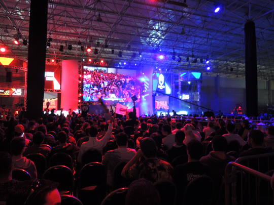 브라질에서 열린 크로스파이어 인터네셔널컵 결승전에 몰린 인파.