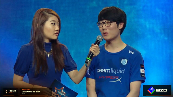 드림핵 윈터 팀킬전서 승리한 리퀴드 윤영서(이미지 캡처=드림핵 윈터 방송)