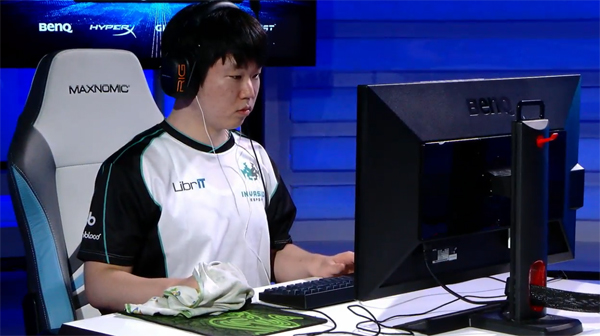 인베이전 e스포츠 고병재(이미지 캡처=IEM 새너제이 방송)