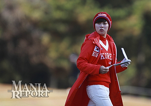 ▲한일전에서MVP를차지한김효주.사진