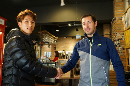 2015년부터K리그챌린지에합류하는서울이랜드FC는546명이참가한공개테스트에서2014챌린저스리그득점왕출신공격수최유상과입단계약을체결했다(자료사진=서울이랜드FC)