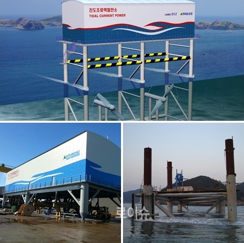 ▲(사진위부터시계방향)완성조감도/자켓공정/데크&하우스제작공정.<부산경찰청제공>