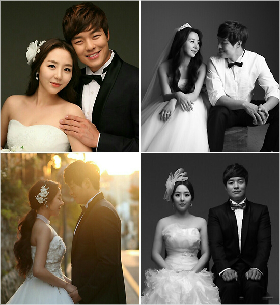 13일결혼하는두산민병헌과아내이지영씨.(사진=두산베어스)