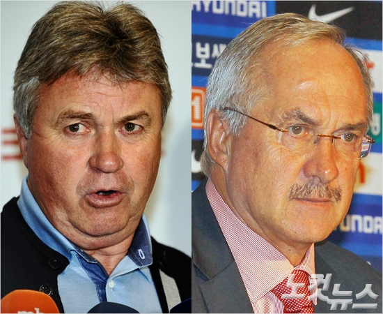 2002년의거스히딩크감독과2014년의울리슈틸리케감독은공통적으로'배고픔'의의미를강조했다.(노컷뉴스DB)