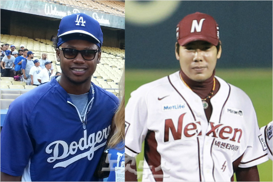 'ㅈㅠㅇ호캉?내후임으로올래요?'올해메이저리그FA시장에는대형내야수가적어넥센강정호(오른쪽)에호재로작용할전망이다.최대어로꼽혔던핸리라미레스(왼쪽)는LA다저스를떠나보스턴으로옮겨갔고,내년외야수전향이예상된다.(자료사진=황진환,임종률기자)