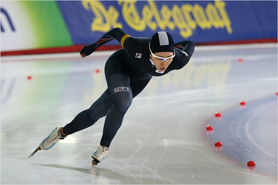IOC올림픽박물관에한국인선수로는최초로기증자로나서게된빙속여제이상화.소치올림픽당시대회2연패를달성할때신었던스케이트날을기증을결정했다.(사진=브리온컴퍼니)
