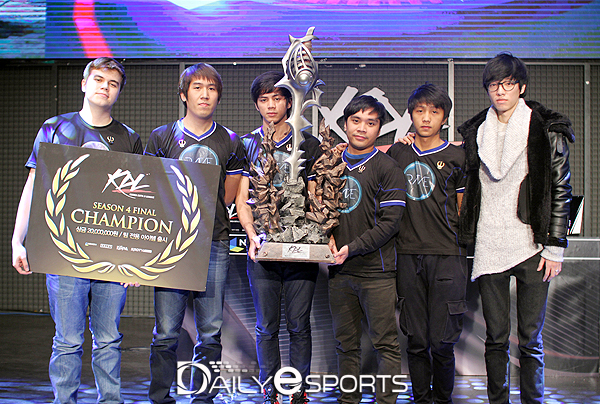 레이브, KDL 우승…MVP 피닉스 3연패 '좌절'