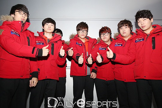 LoL 프리시즌 1위를 차지한 SK텔레콤.