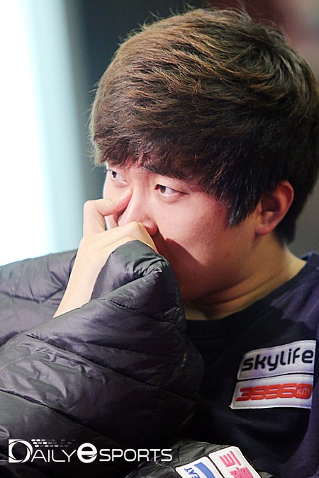 연패의 늪에 빠진 KT 롤스터 에이스 이영호.