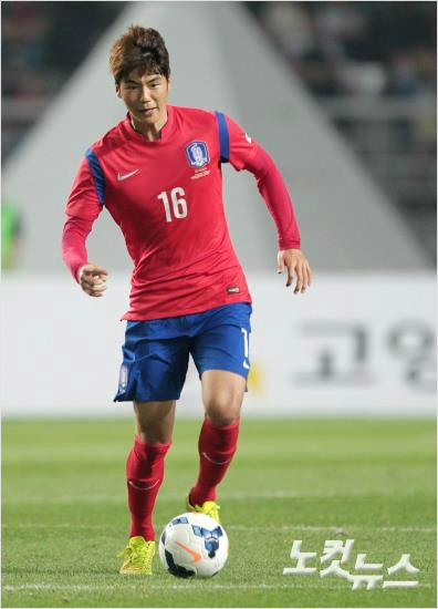 한국축구국가대표팀의기성용(사진/노컷뉴스)