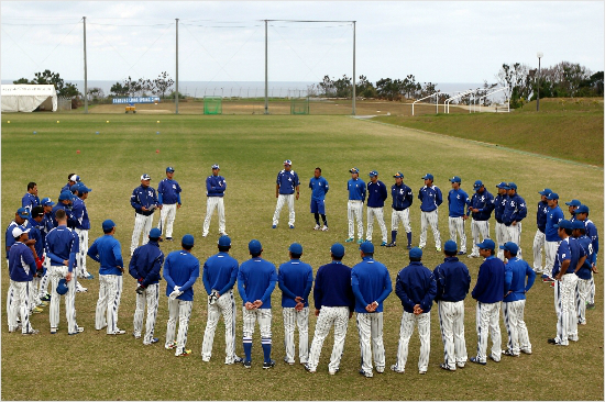 삼성의오키나와캠프모습.(자료사진=삼성라이온스)