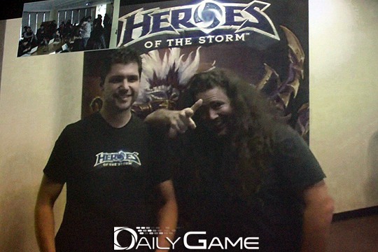 블리자드 케이오 밀커 선임 프로듀서(왼쪽)와 샘와이즈 디디에 선임 아트 디렉터