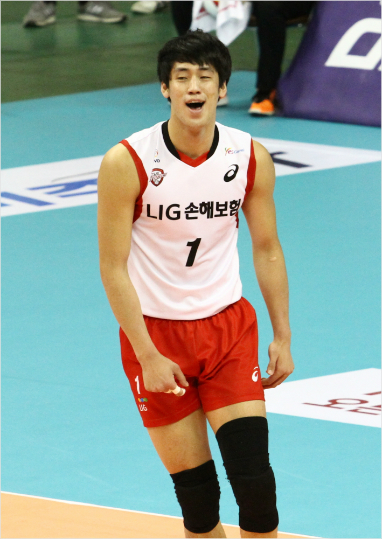 "기회만있으면잘할수있어요."개인통산최다인21점을올린이강원.(자료사진=LIG손해보험)