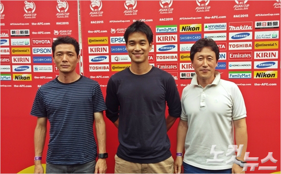 2015호주아시안컵에는울리슈틸리케감독이이끄는축구대표팀뿐아니라윤광열부심과김종혁주심,정해상부심(왼쪽부터)까지3명의한국인심판도참가했다.시드니(호주)=오해원기자