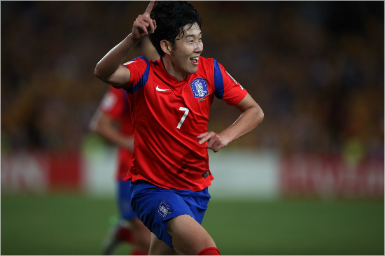 한국축구의간판스타손흥민(사진제공/대한축구협회)