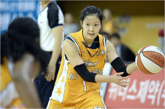 '청주 아이유' 홍아란, 생애 첫 라운드 MVP