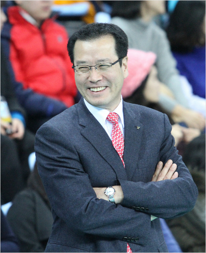 문용관감독.(자료사진=LIG손해보험)