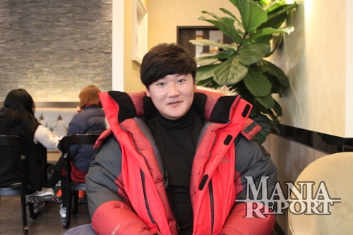 ▲화순모처에서만난신진호.프로선수를향한그의열정은여전히'현재진행형'이다.사진│김현희기자