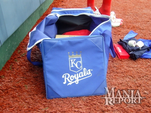 ▲화순고시절,구단으로부터제공받은캔자스시티로열스가방.지금은후배들이물려받아쓰고있다.사진│김현희기자