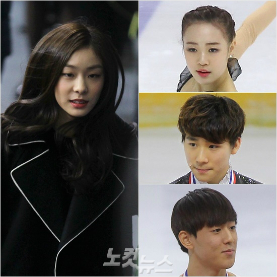 '너희들시차없는게얼마나큰지알지?'12일개막하는ISU4대륙피겨선수권대회에박소연,이준형,김진서등이출전한다.최근'피겨여왕'김연아(오른쪽위부터시계방향)이"평창올림픽은시차가없어기회가될수있다"고강조한가운데이들이이번대회에서어떤성적을낼수있을지지켜볼일이다.(자료사진=박종민기자)