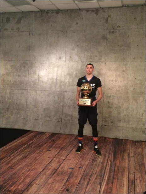 NBA슬램덩크대회우승을차지한잭라빈(사진=미네소타팀버울브스구단트위터)
