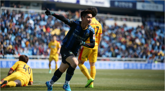 인천유나이티드의김도혁(사진/한국프로축구연맹)