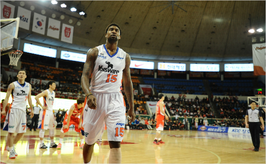 전자랜드의캡틴포웰(사진제공/KBL)