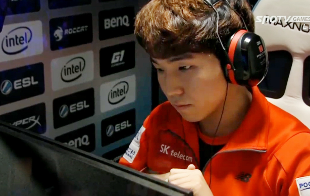IEM 월드 챔피언십 8강 진출에 성공한 SK텔레콤 박령우(사진=스포티비게임즈 생중계 캡처).