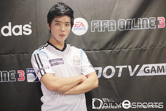 피파온라인3 챔피언십 2015 시즌1 본선에 진출한 선수들이 꼽은 '만만한 선수' 1위에 등극한 정찬희.