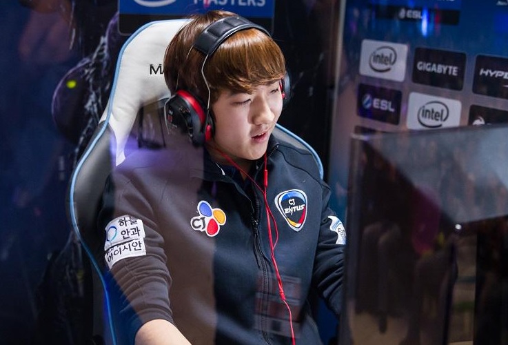 CJ 엔투스 김준호(사진=IEM 트위터 캡처).