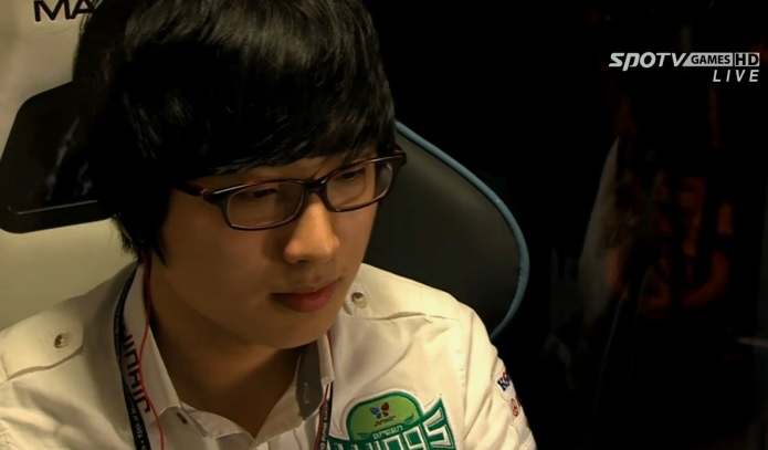 진에어 그린윙스 조성호(사진=스포티비게임즈 생중계 화면 캡처).